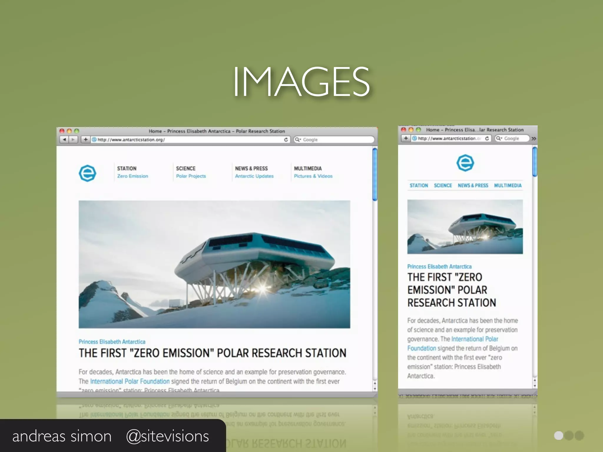 IMAGES




andreas simon @sitevisions
 