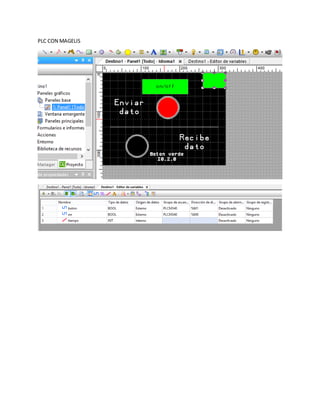 PLC CON MAGELIS
 