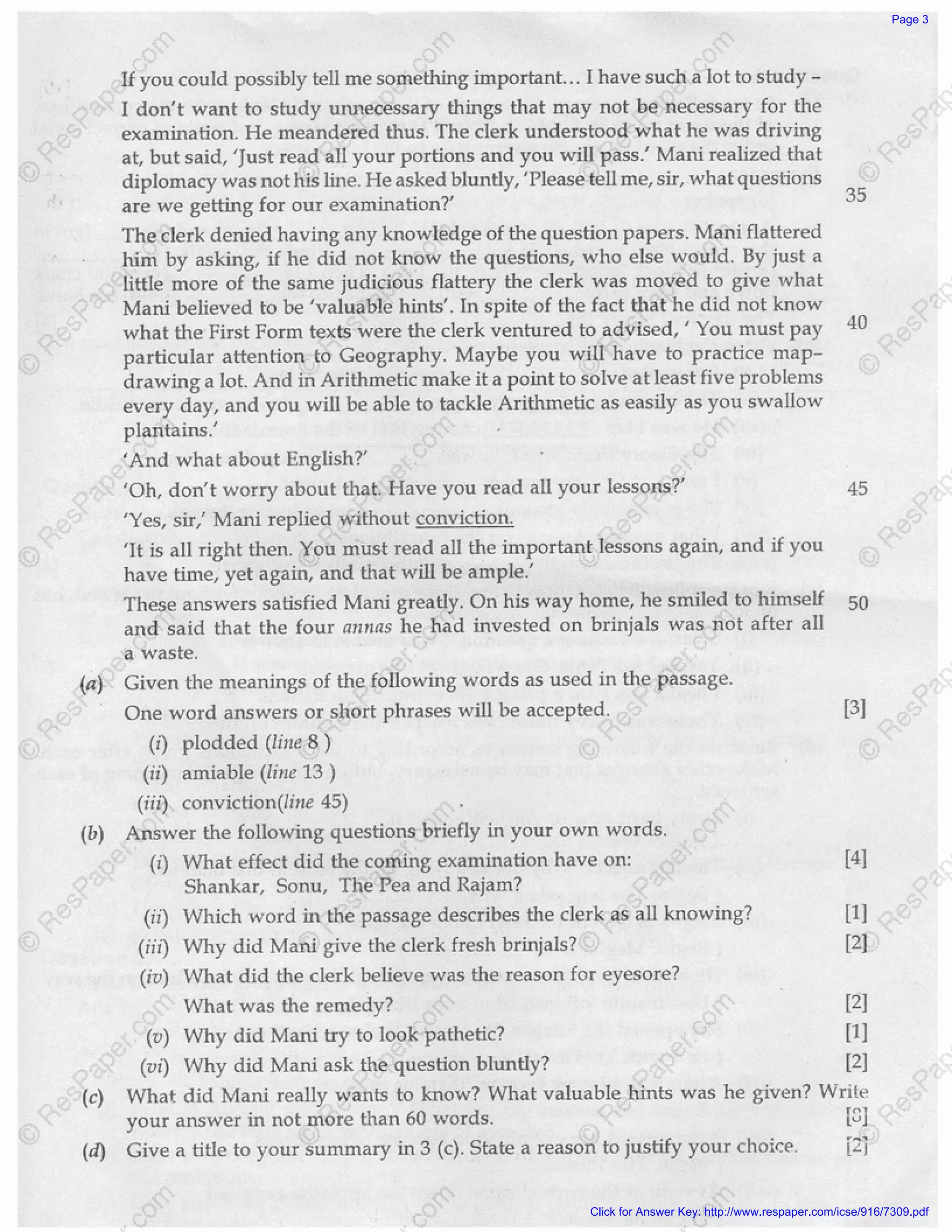 Page 3




Click for Answer Key: http://www.respaper.com/icse/916/7309.pdf
 