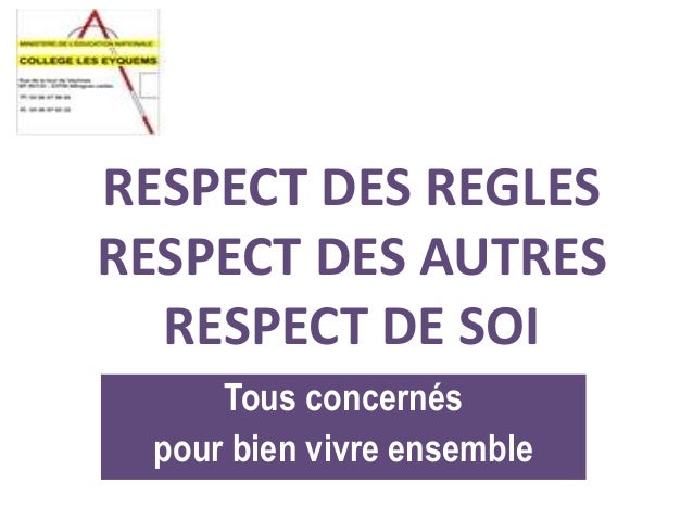 Respect Des regles