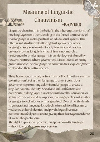 Language Superiority Respect Every Language, Defeat Every Delay, and Value Every Moment An ...