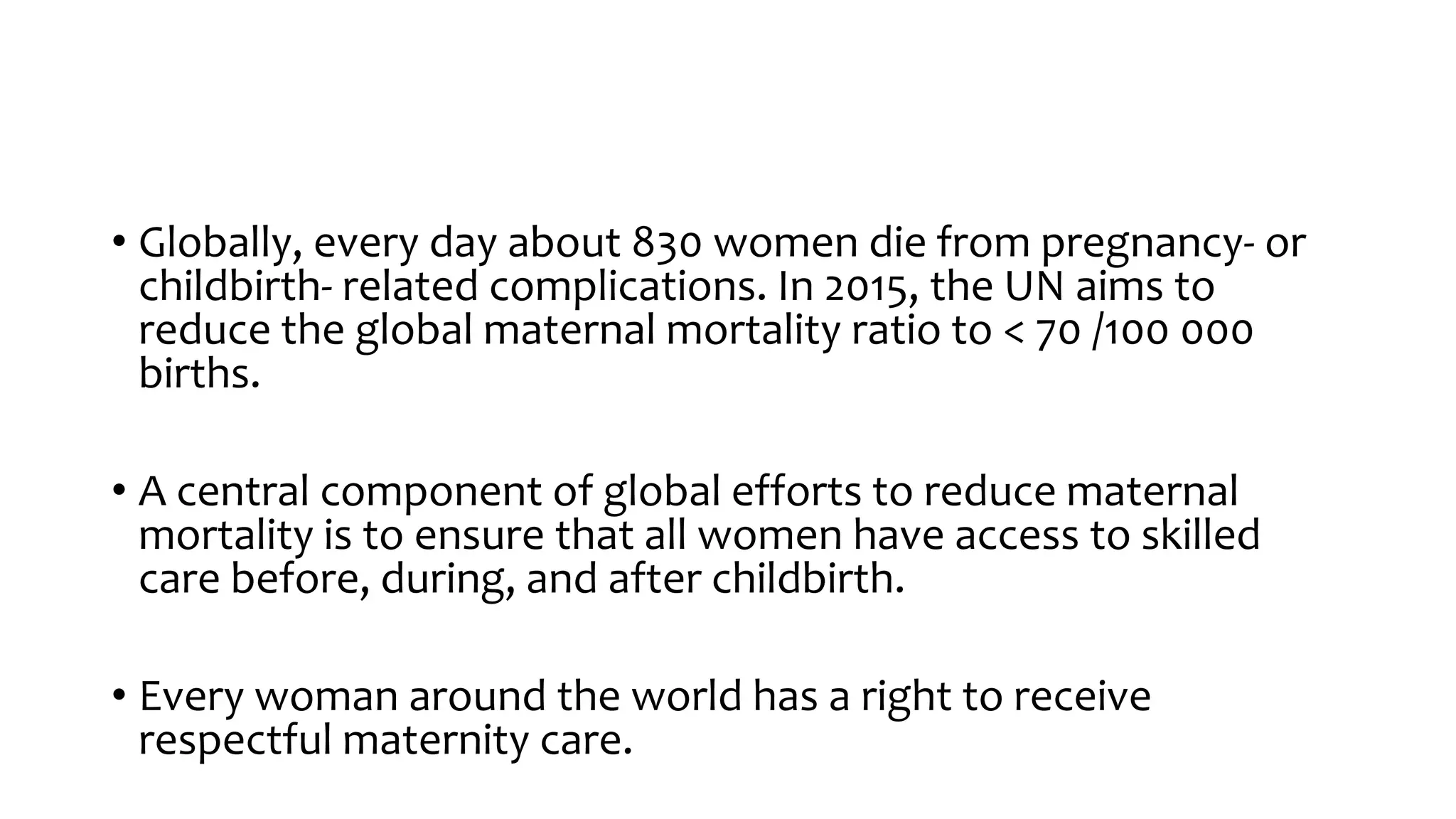 Respectful Vs disrespectful maternity care | PPTX
