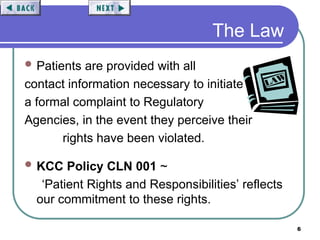 Respecting Patient Rights , patient rights ppt | PPT