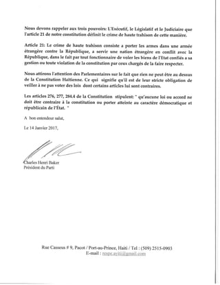 Respe note sur deportation