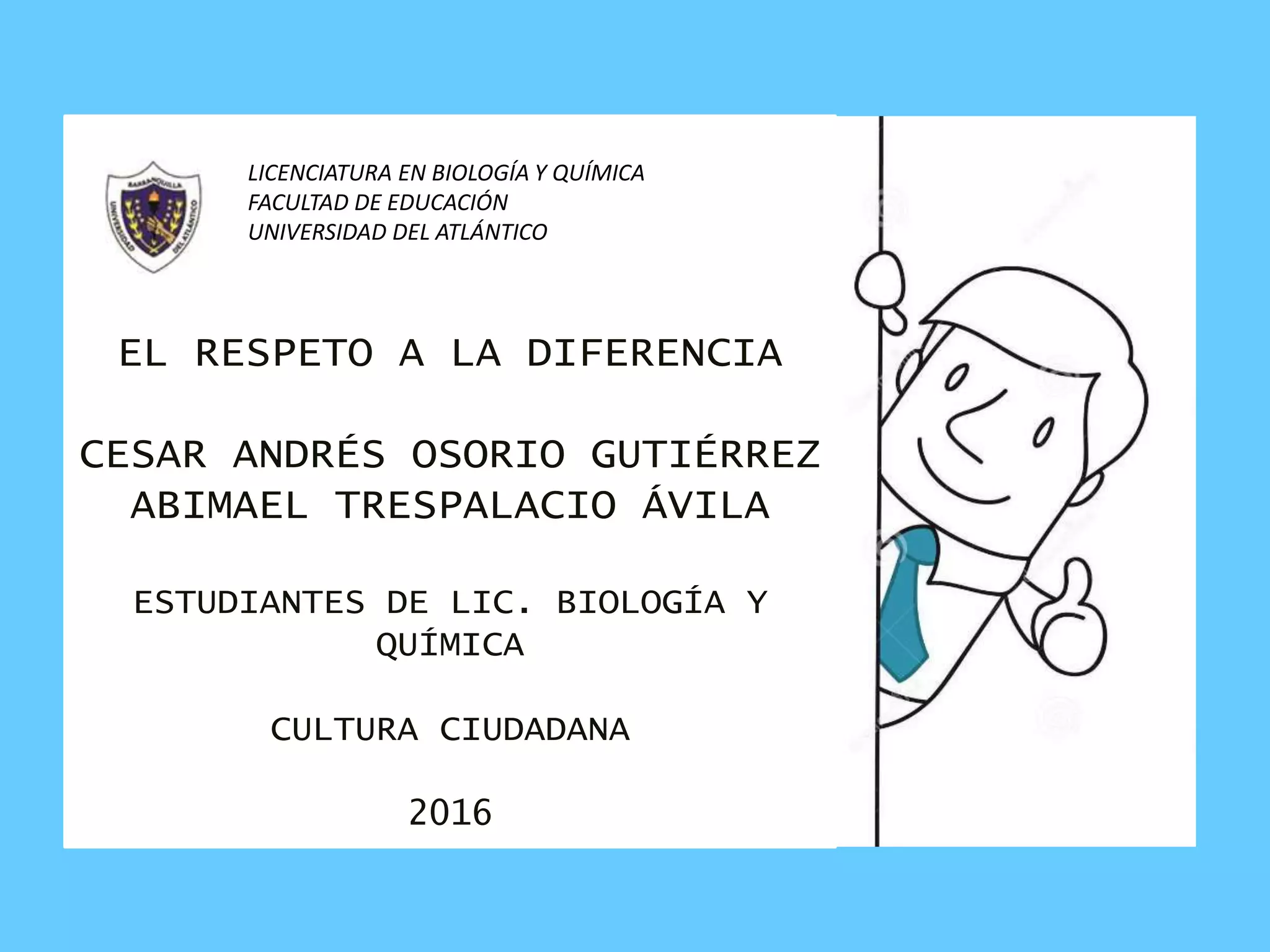 Respeto a la diferencia | PPTX