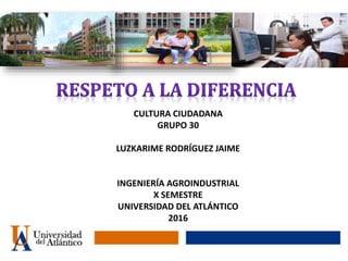Respeto a la diferencia | PPTX