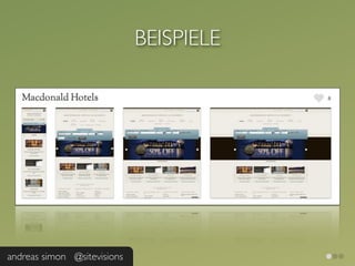 BEISPIELE




andreas simon @sitevisions
 