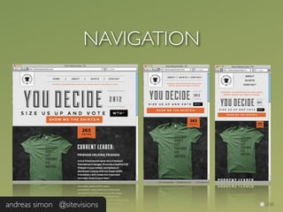 NAVIGATION




andreas simon @sitevisions
 