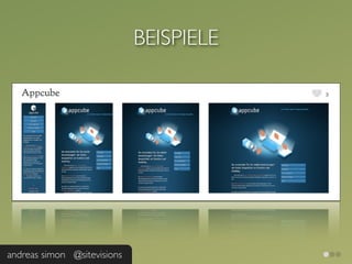 BEISPIELE




andreas simon @sitevisions
 