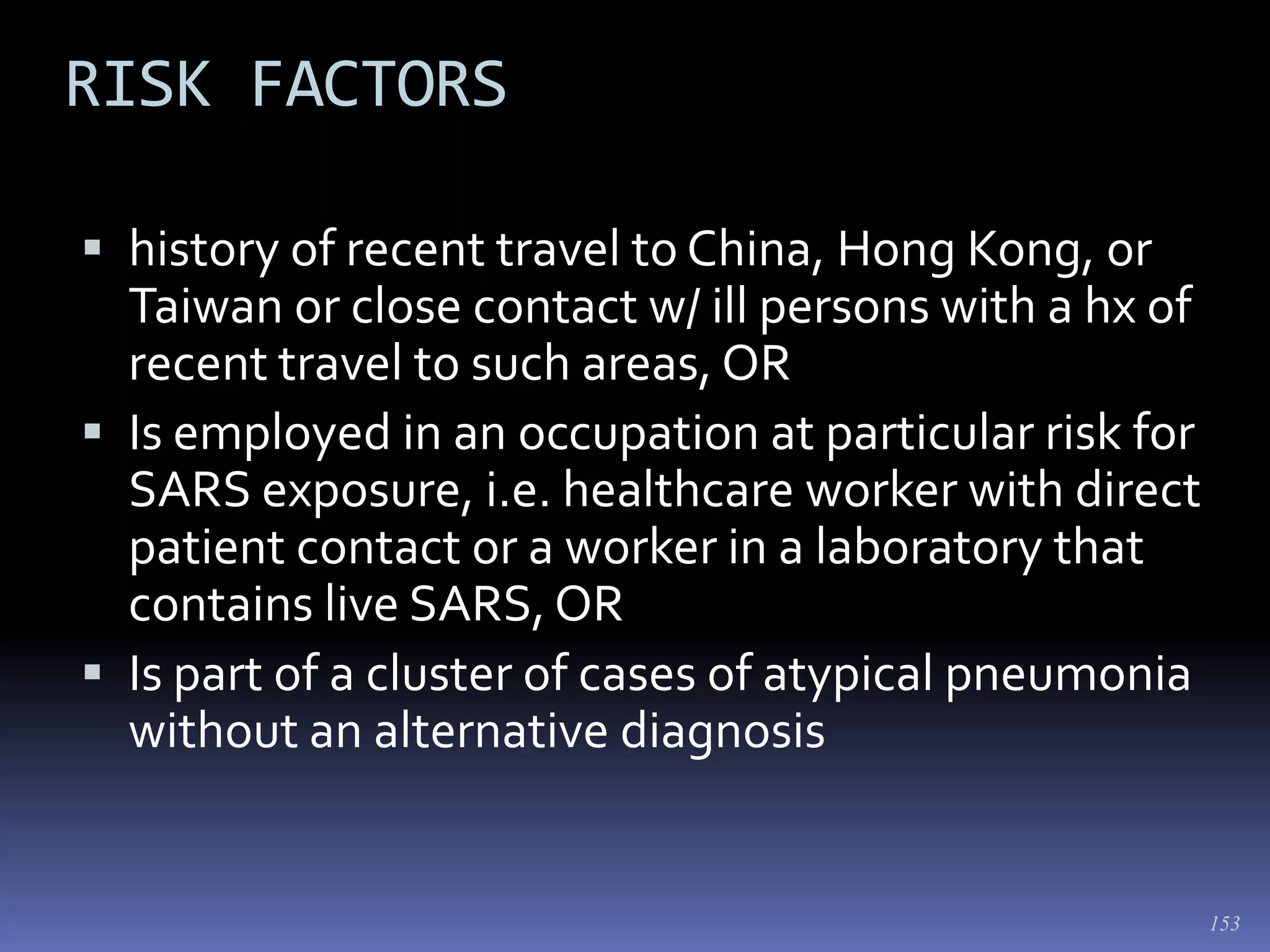 Melioidosis Melioidosis, glanders disease (horses) caused by Burkholderiapseudomalleitransmitted by inhalation, ingestion, or through puncture wounds. Symptoms include pneumonia, sepsis, and encephalitis.Tx: CeftazidimeMICROPARA- RESPIRATORY INFECTIONby Dr Sonnie Talavera