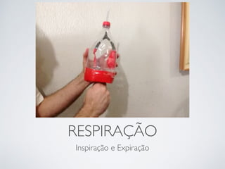 RESPIRAÇÃO
Inspiração e Expiração
 