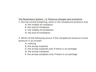 Respiration