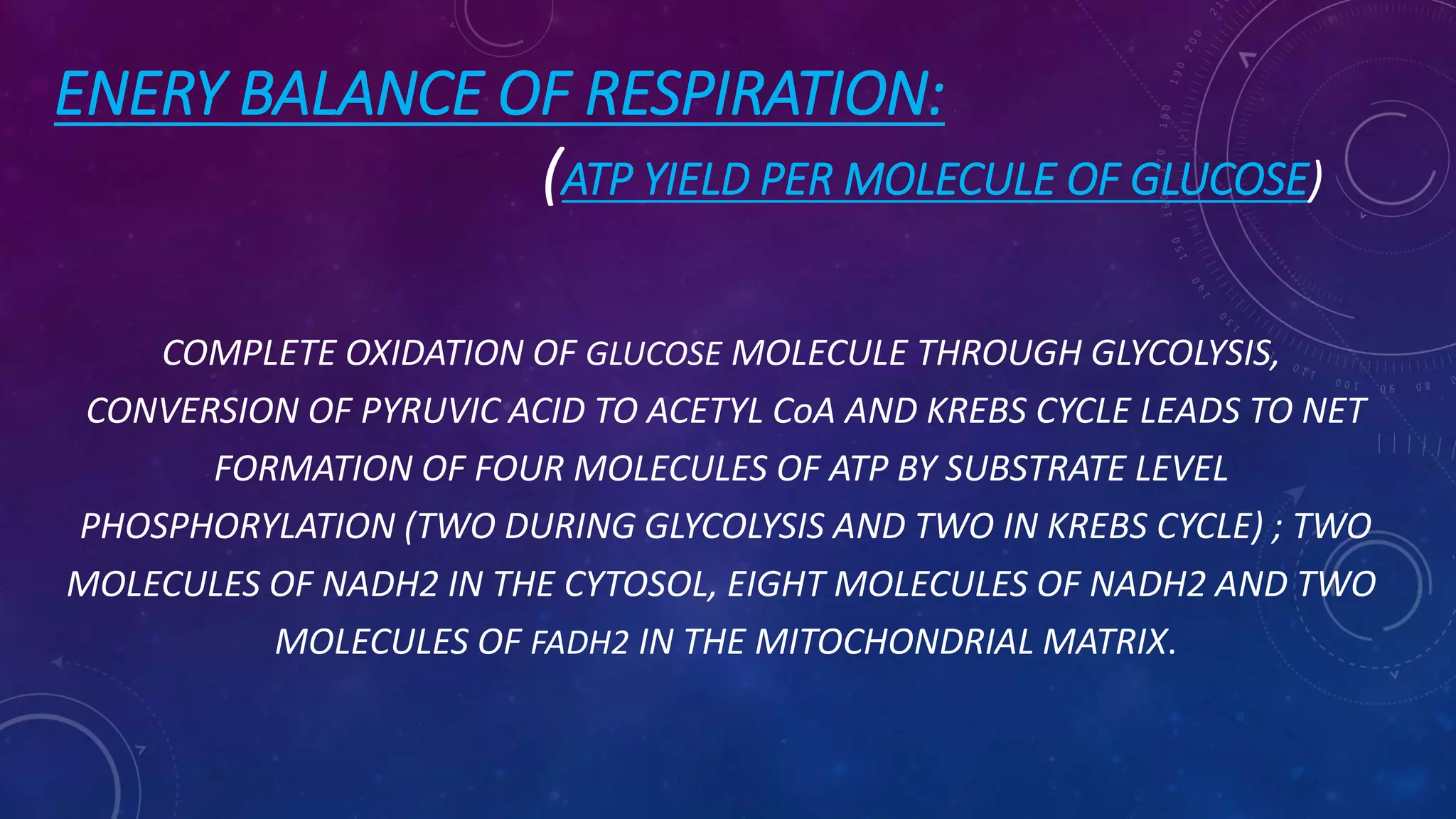 Cellular Respiration Glycolysis, Krebs cycle, Electron Transport | PPTX