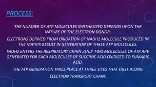 Cellular Respiration Glycolysis, Krebs cycle, Electron Transport | PPTX