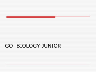 GO BIOLOGY JUNIOR
 