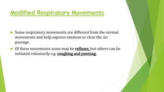 Modified Movements Respiration and circulation | PPTX