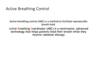 Respiration motion management | PPT
