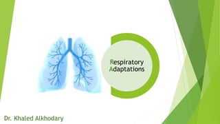 Respiratory
Adaptations
Dr. Khaled Alkhodary
 