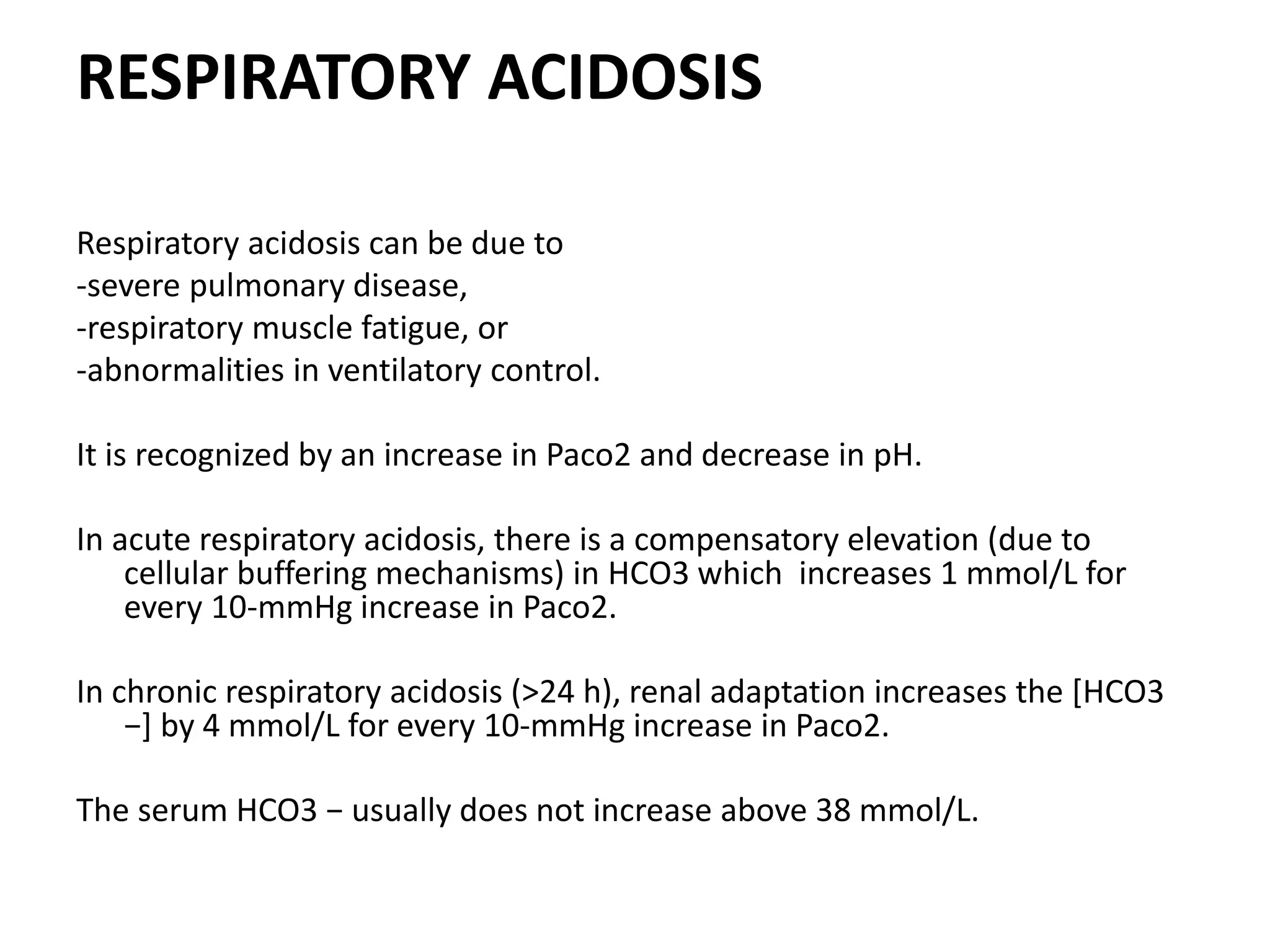 Respiratory alkalosis and acidosis