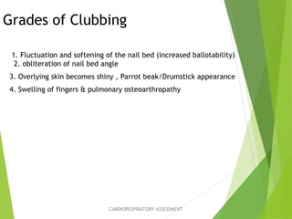 Nail Clubbing Algorithm Respiratory Assessment process and analysis | PPT