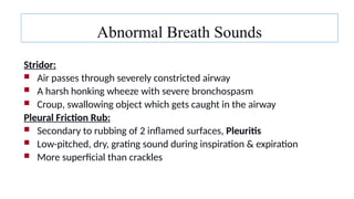respiratory assessment -cardiac and peripheral vascular system | PPTX