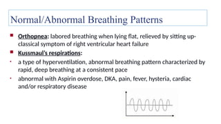 Hyperventilation Pattern respiratory assessment -cardiac and peripheral vascular system | PPTX