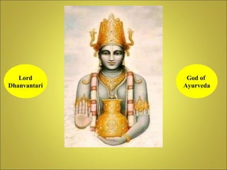 Lord Dhanvantari God of  Ayurveda 