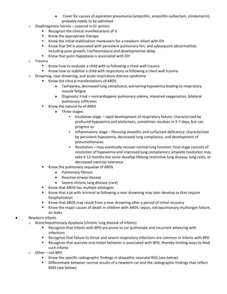 4-6 weeks: laryngomalacia, tracheomalacia