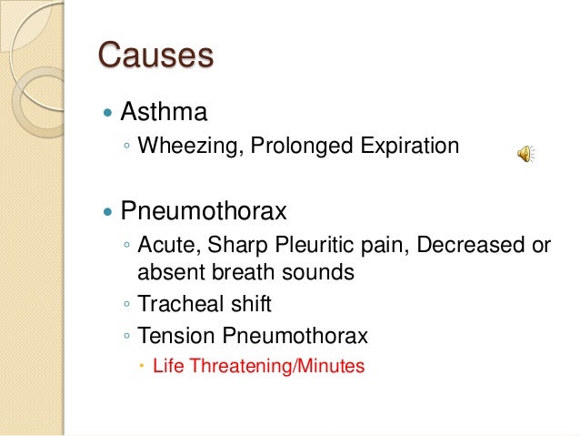 Respiratory distress