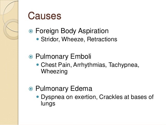 Respiratory distress