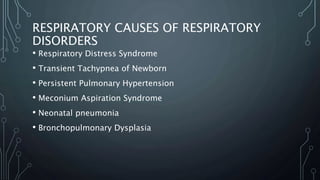 Respiratory distress in newborn | PPTX
