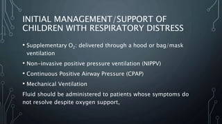 Respiratory distress in newborn | PPTX