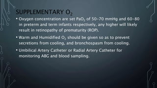 Respiratory distress in newborn | PPT