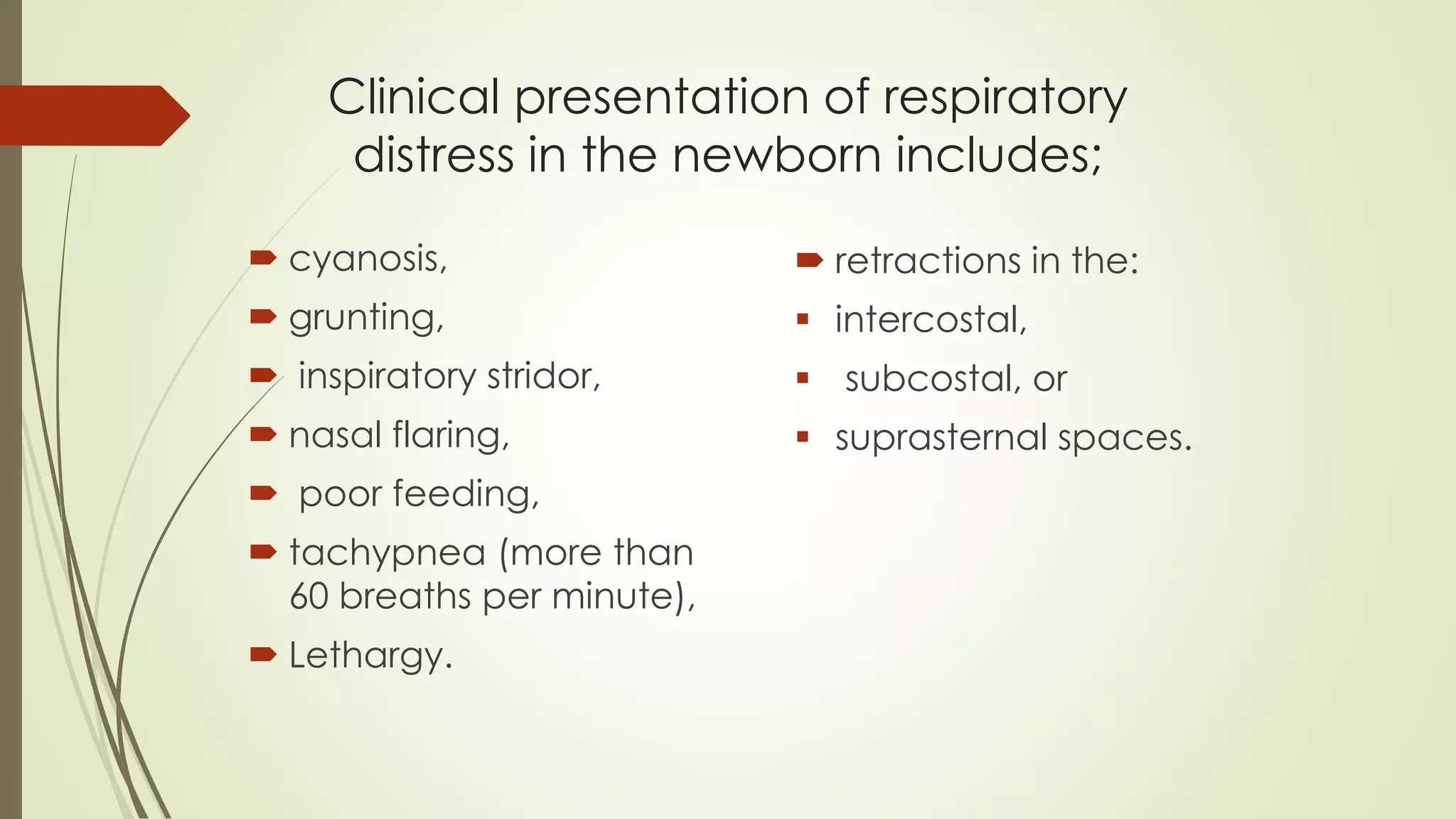 Respiratory distress in newborn | PPTX