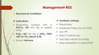 Respiratory distress in newborn | PPTX