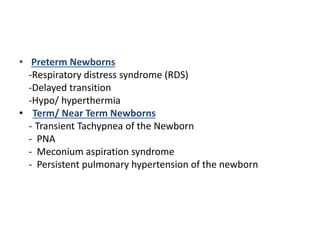 Respiratory distress and niv | PPTX