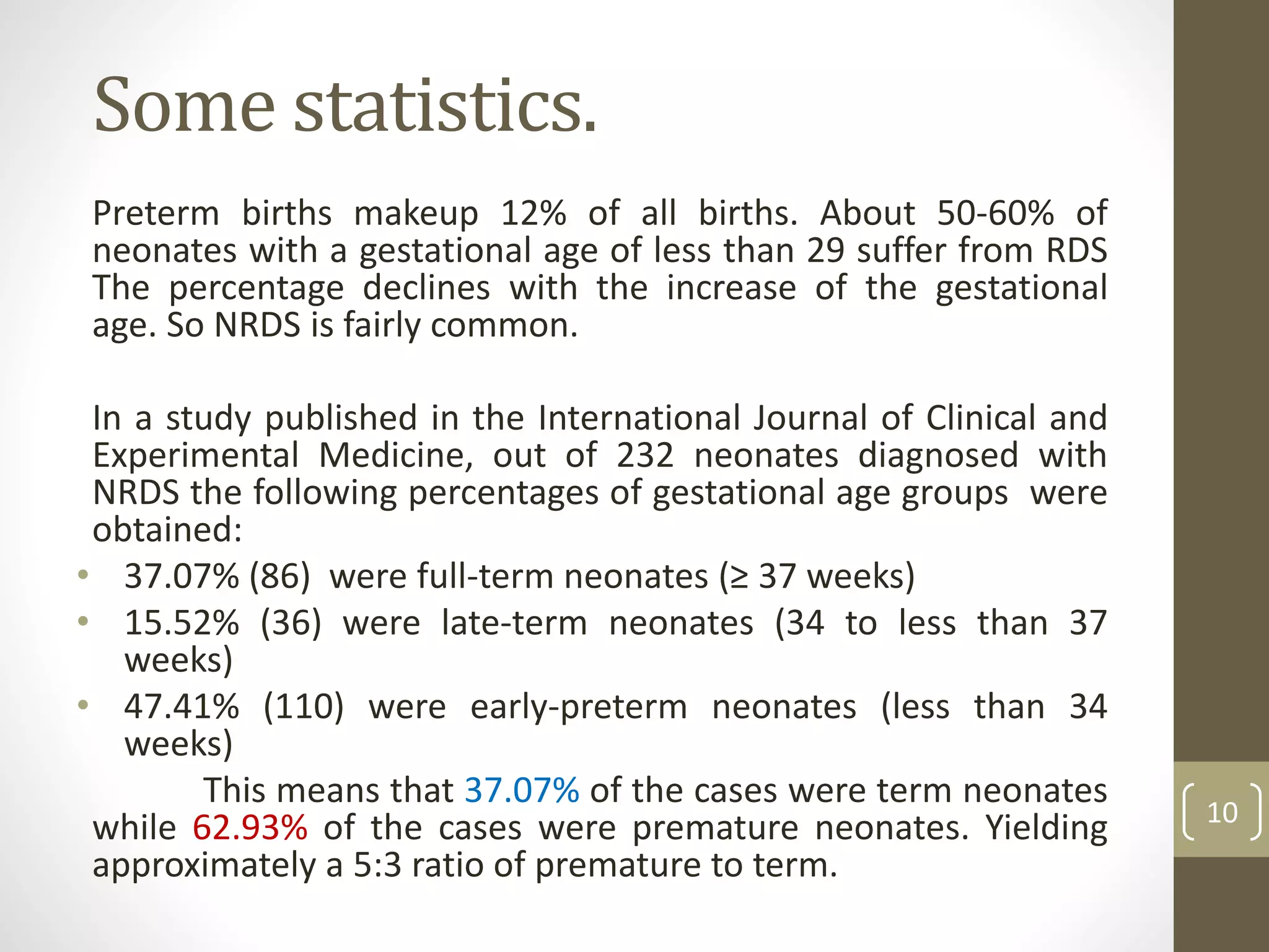 Respiratory distress syndrome [RDS] | PPTX
