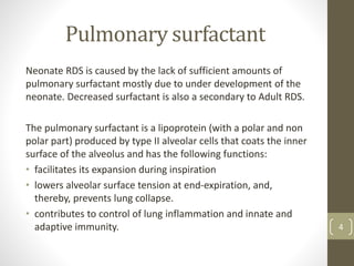 Respiratory distress syndrome [RDS] | PPTX | Lung and Respiratory ...
