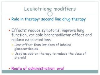 Respiratory drugs pptx | PPTX