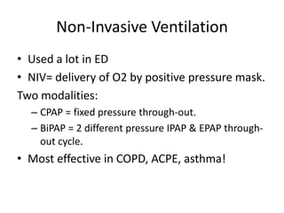 Basics of Respiratory Emergencies for ED Nurses! | PPTX