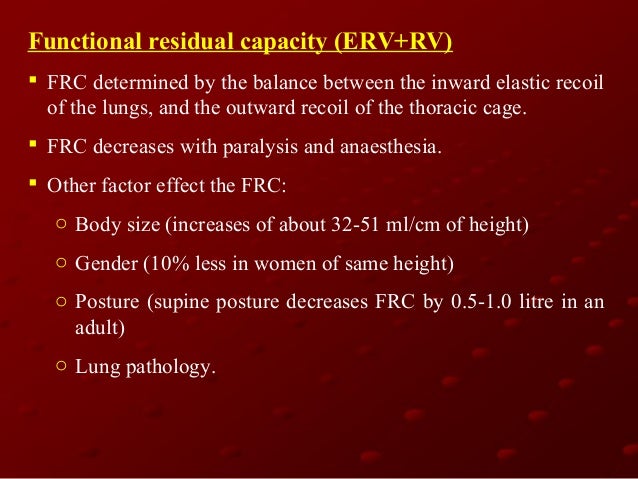 Respiratory function and importance to anesthesia final diagram of tidal volume 