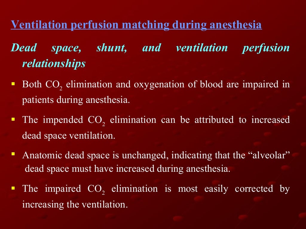 Respiratory function and importance to anesthesia final