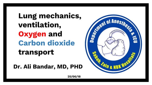 Mechanics of breathing, Lung mechanics, ventilation, Oxygen and Carbon ...