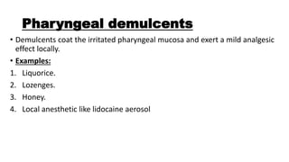 RESPIRATORY PHARMACOLOGY on the medication to use | PDF