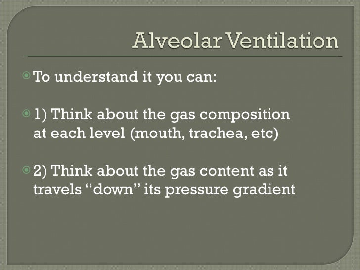 Respiratory Physiology