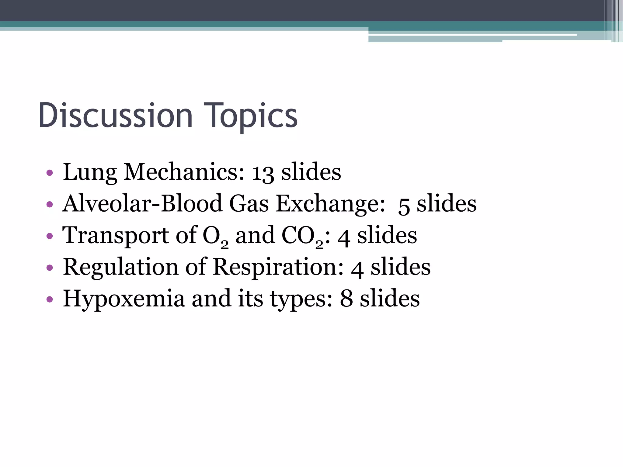Respiratory physiology | PPTX