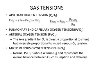 Pao2 Vs Pvo2 Respiratory physiology | PPTX