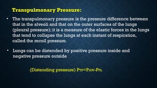 respiratory physiology and it's anaesthetic implications | PPTX