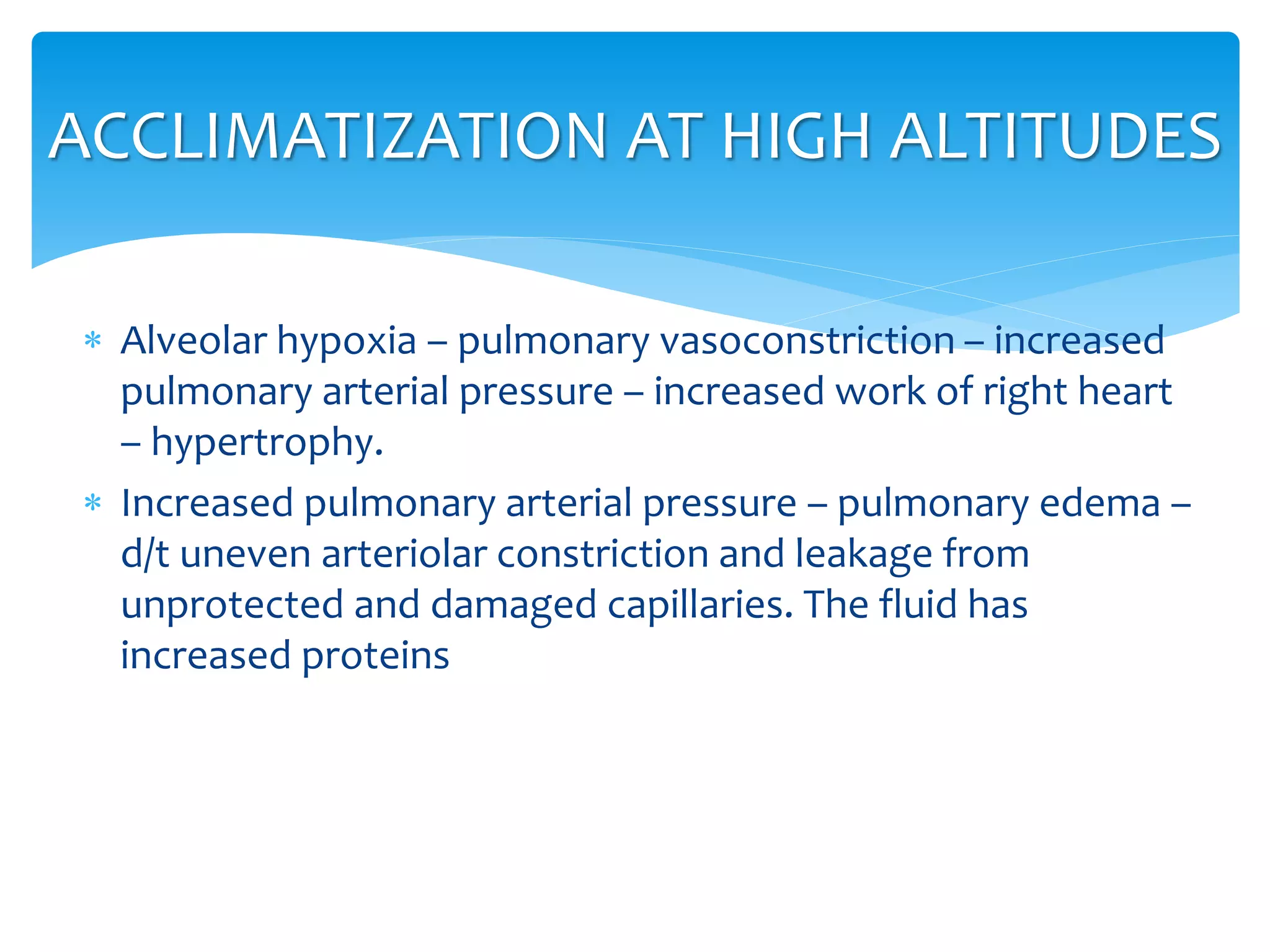 Respiratory physiology at high altitudes | PPTX