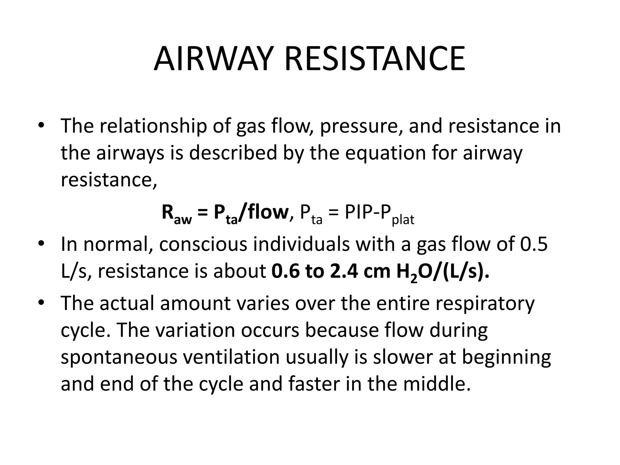 Respiratory Physiology For Anesthesia pptx Respiratory Physiology For Anesthesia pptx
